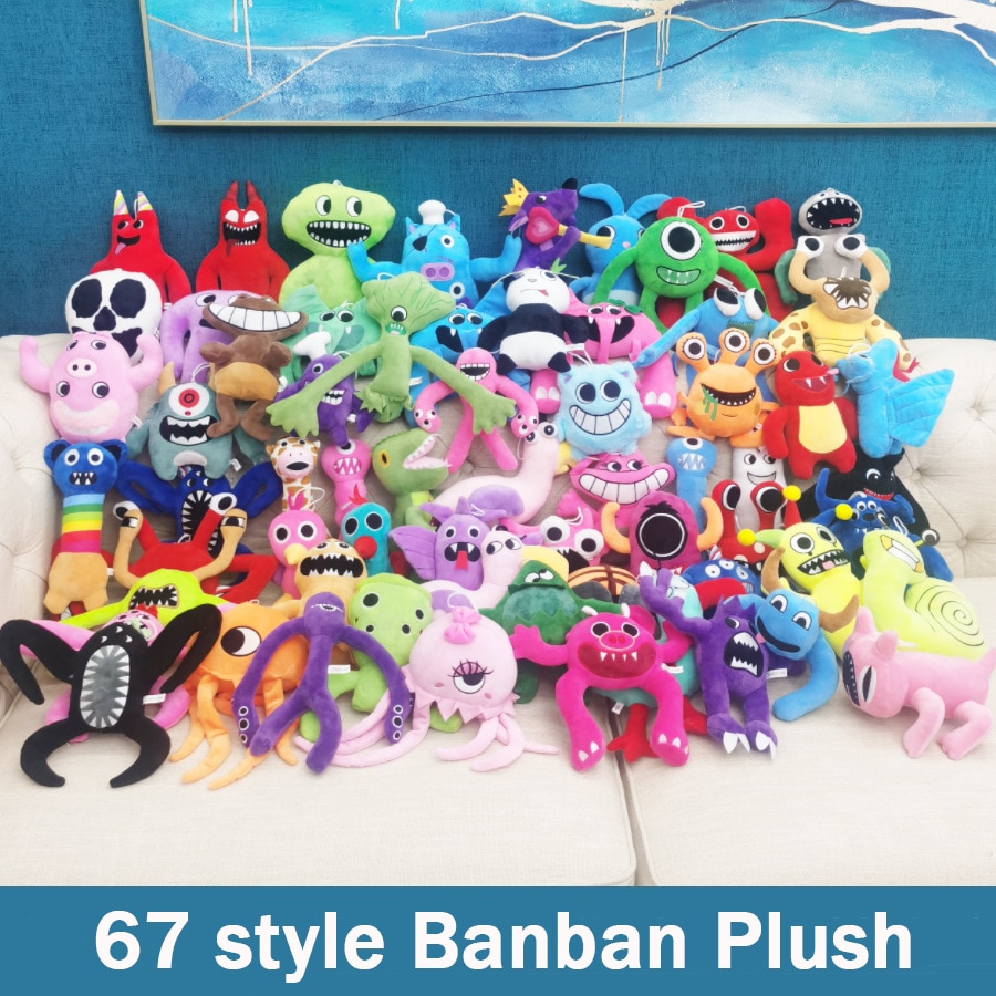 102Style New Garten Of Banban 1 2 3 4 5Plush Game Animation Surrounding  Garden Of Banban Plush Birthday Holiday Gifts Plush Toy